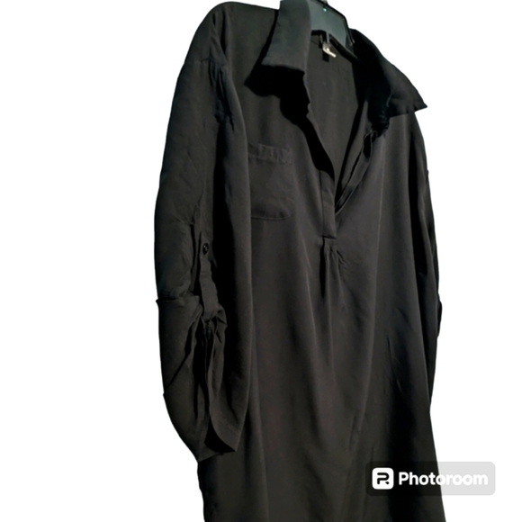 Women's Long Sleeve Top. Black. Size XXL. Ekouaer - Picture 4 of 10